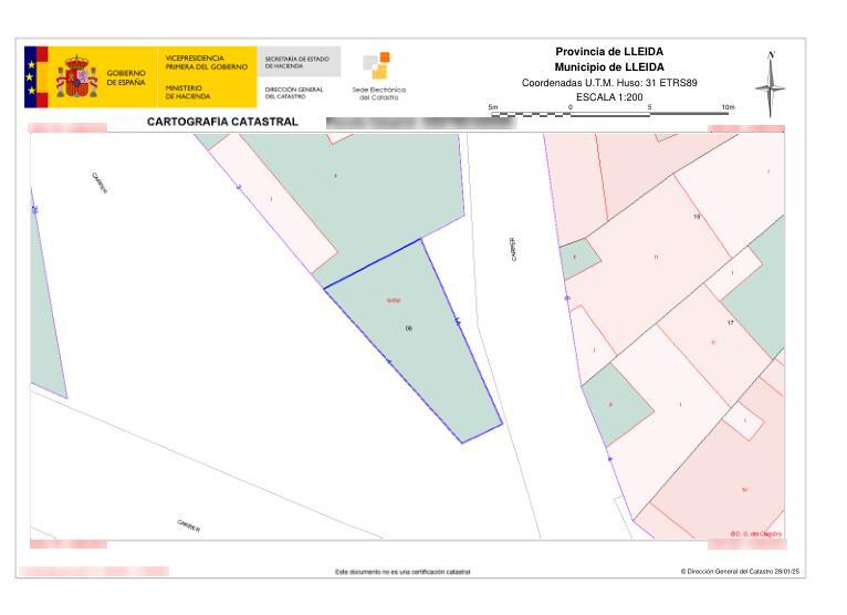 Carrer Soldevila, 1A, Lleida, Lérida à vendre - Plan cadastral - Image 3 de 3
