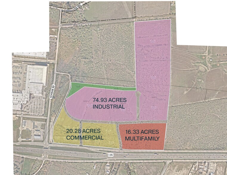 IH-35 & Schwab Rd, New Braunfels, TX à vendre - Photo du bâtiment - Image 3 de 3