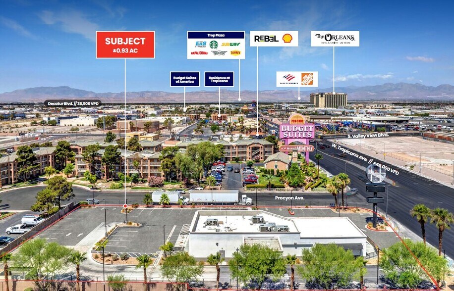 3575 W Tropicana Ave, Las Vegas, NV à louer - Aérien - Image 3 de 15