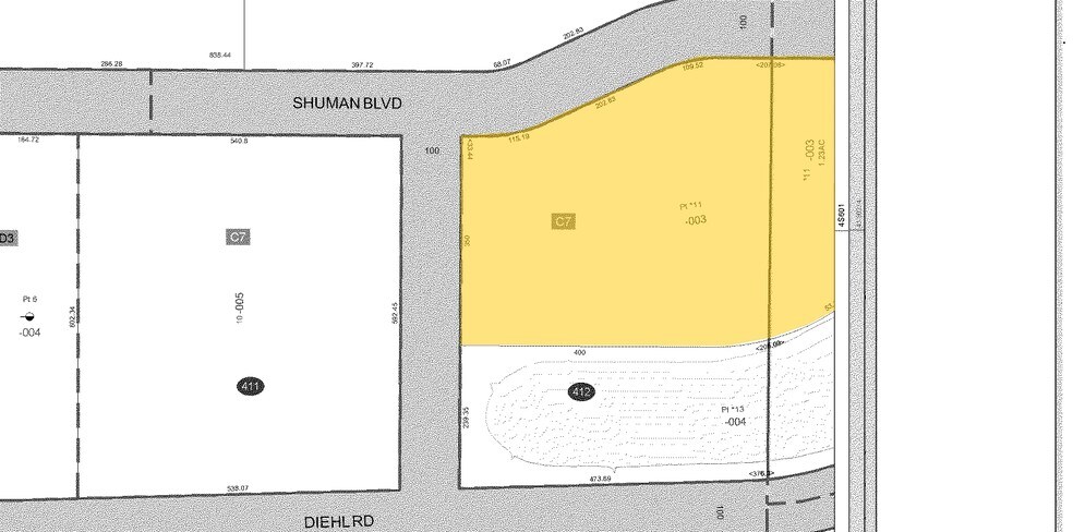 184 Shuman Blvd, Naperville, IL à louer - Plan cadastral - Image 2 de 2