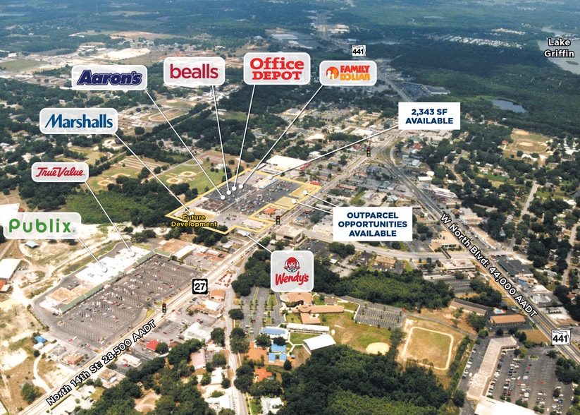 930-940 N 14th St, Leesburg, FL for lease - Aerial - Image 2 of 5