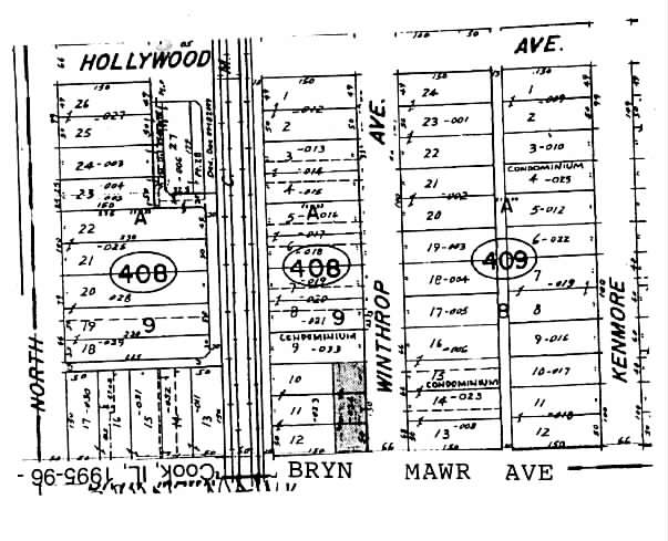 1100 W Bryn Mawr, Chicago, IL à vendre Plan cadastral- Image 1 de 1