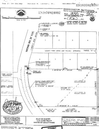 Plus de détails pour Northpark Dr, Ridgeland, MS - Terrain à vendre
