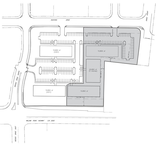 4317 Easton Ave, Bethlehem, PA à vendre - Plan de site - Image 2 de 3