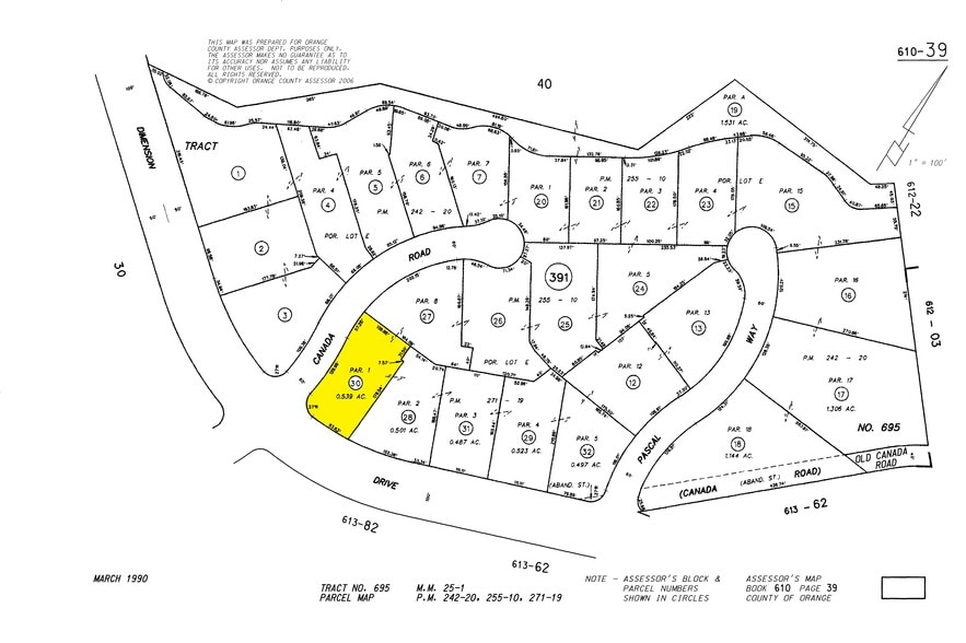 26301 Dimension Dr, Lake Forest, CA for lease - Plat Map - Image 3 of 4
