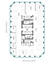 101 Mission St, San Francisco, CA for lease Floor Plan- Image 1 of 1