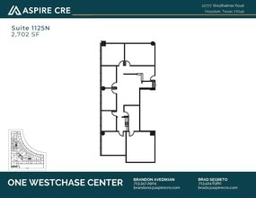 10777 Westheimer Rd, Houston, TX for lease Floor Plan- Image 1 of 1