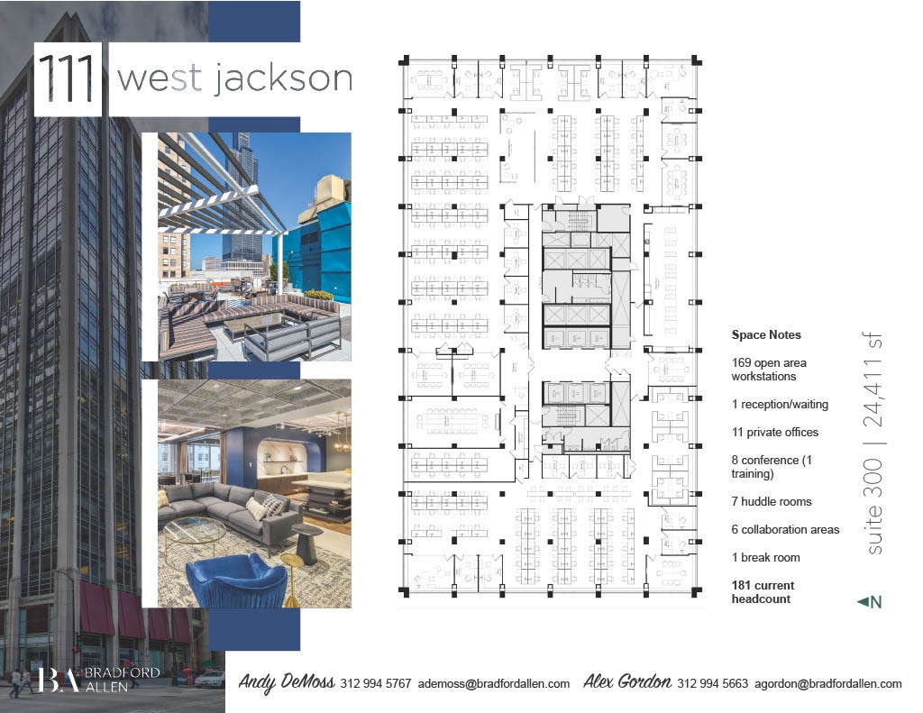 111 W Jackson Blvd, Chicago, IL for lease Floor Plan- Image 1 of 6