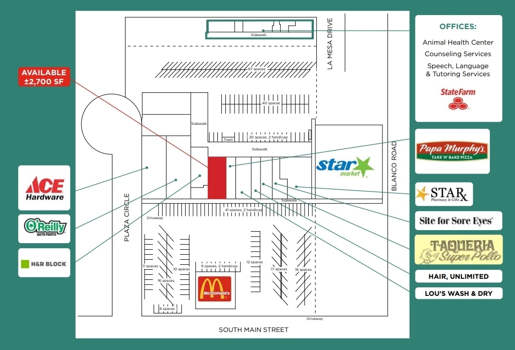 1215-1275 S Main St, Salinas, CA for lease Floor Plan- Image 1 of 1