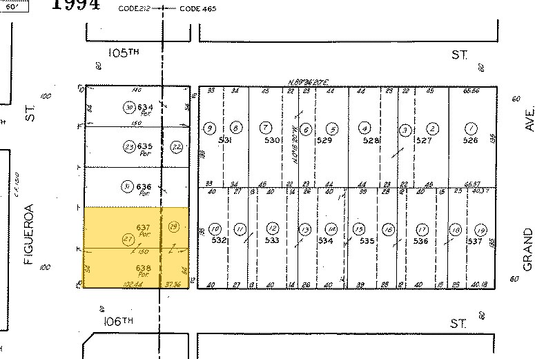 10520 S Figueroa St, Los Angeles, CA à vendre - Plan cadastral - Image 2 de 79