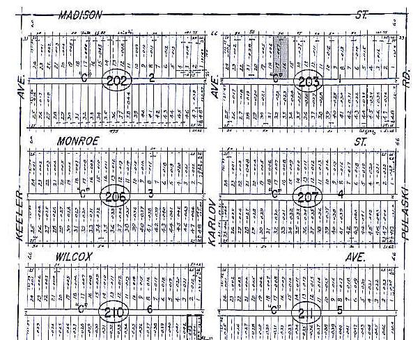 4039-4041 W Madison St, Chicago, IL à louer - Plan cadastral - Image 2 de 2