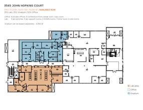 3545-3575 John Hopkins Ct, San Diego, CA for lease Floor Plan- Image 1 of 1