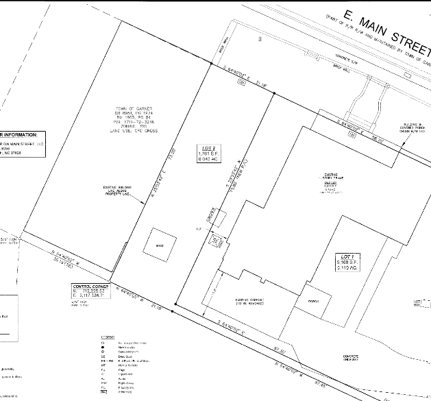 Plus de détails pour 124 Main St, Garner, NC - Terrain à vendre