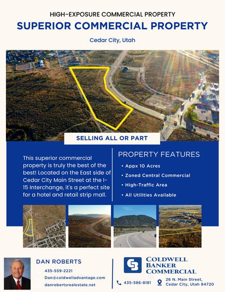 Canyon Center DR, Cedar City, UT for sale - Building Photo - Image 1 of 1