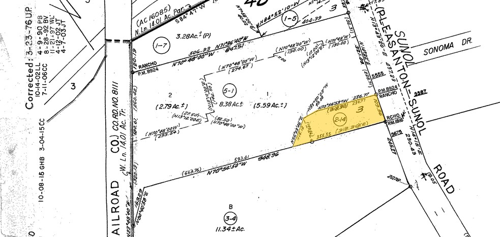 5587 Sunol Blvd, Pleasanton, CA à louer - Plan cadastral - Image 2 de 2