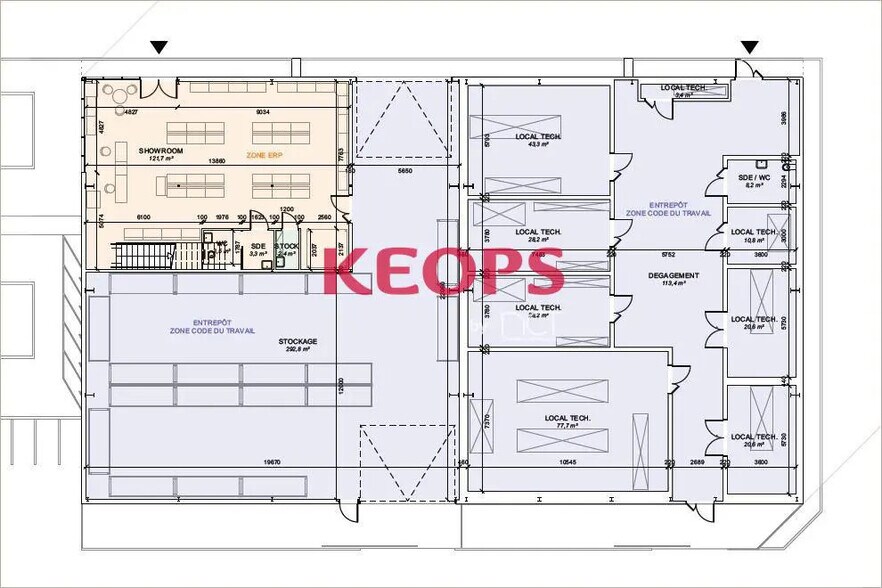 Flex dans Colomiers à louer - Plan d’étage - Image 3 de 6