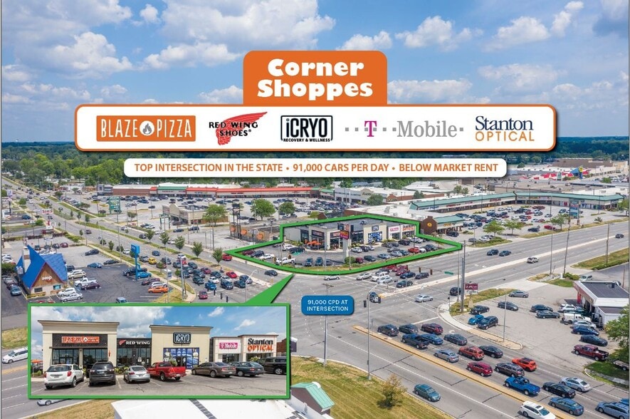 401-407 E Coliseum Blvd, Fort Wayne, IN à vendre - Photo du bâtiment - Image 3 de 10