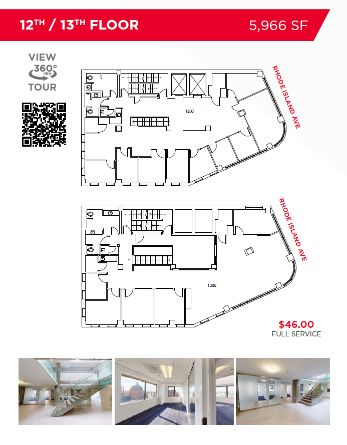 1710 Rhode Island Ave NW, Washington, DC à louer Plan d  tage- Image 1 de 4