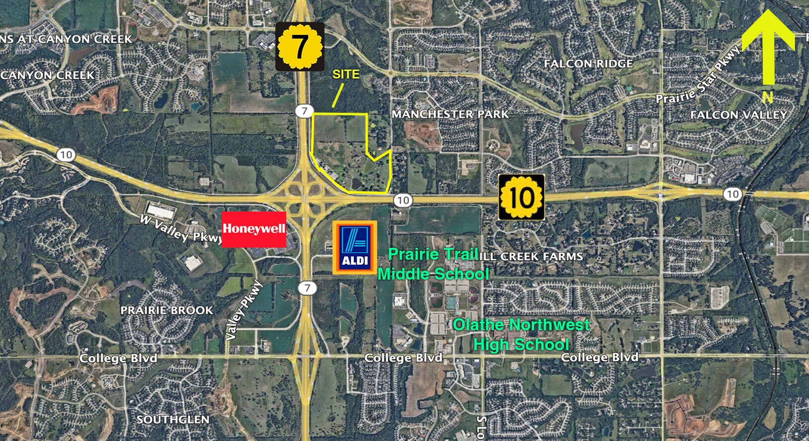NEQ of K-10 & K-7 Highways, Lenexa, KS à vendre Photo principale- Image 1 de 3