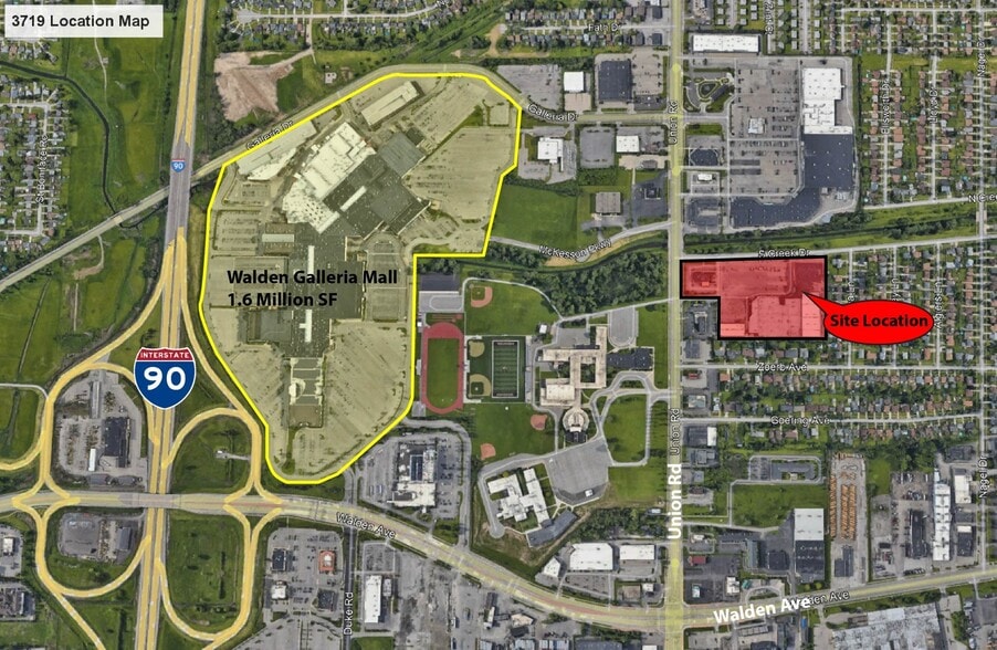 3637 Union Rd, Cheektowaga, NY for lease - Aerial - Image 1 of 4