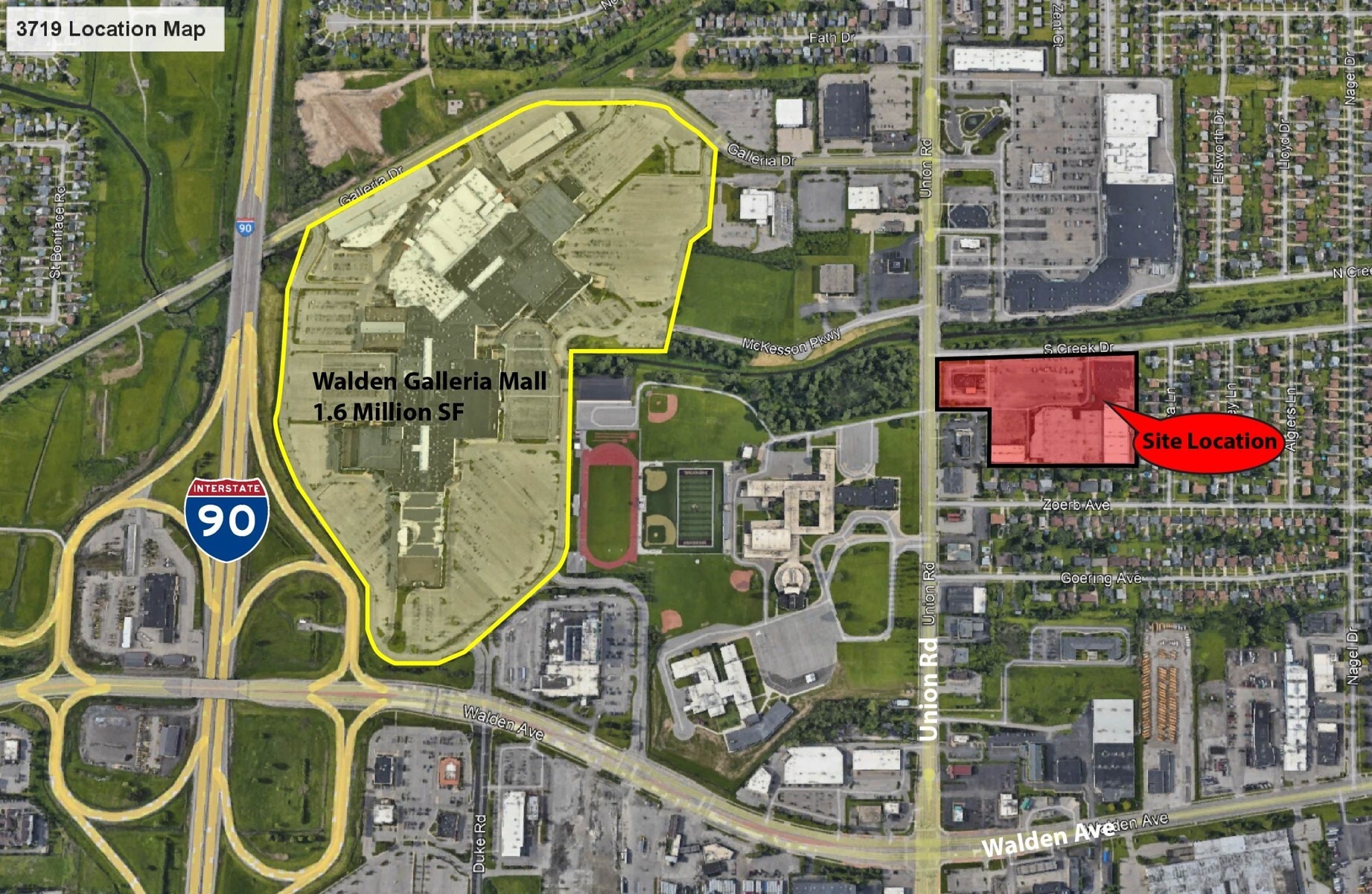 3637 Union Rd, Cheektowaga, NY à louer Aérien- Image 1 de 5