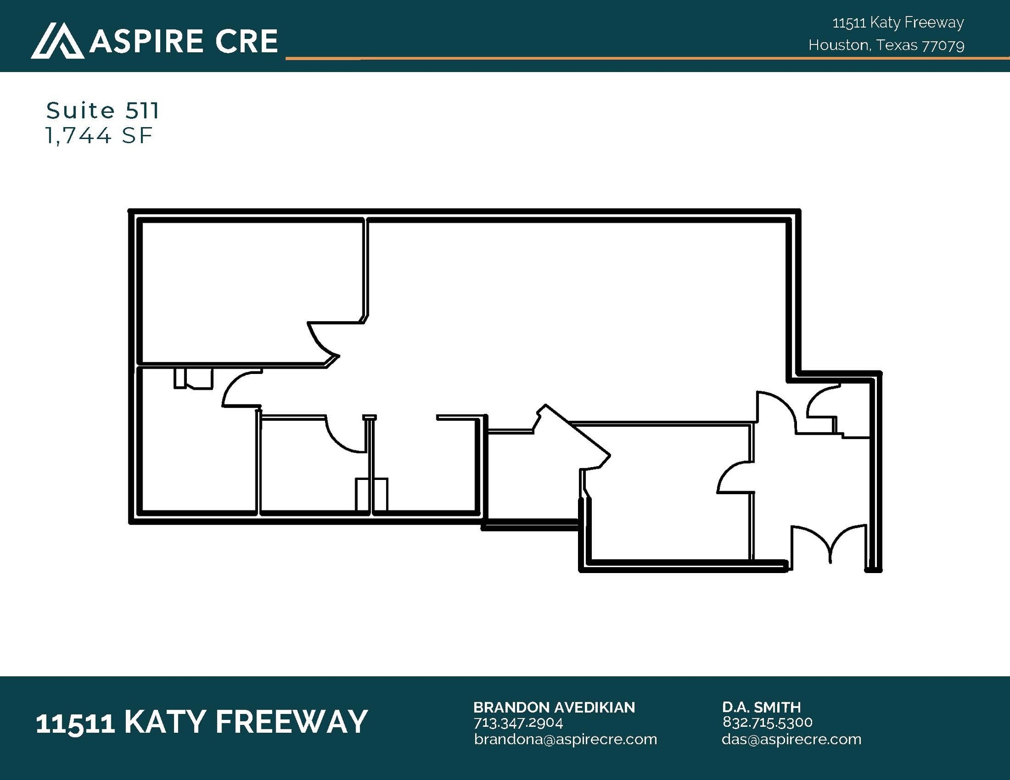 11511 Katy Fwy, Houston, TX for lease Floor Plan- Image 1 of 1