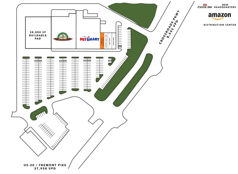 27161 Crossroads Pky, Rossford, OH à louer - Plan de site - Image 3 de 3