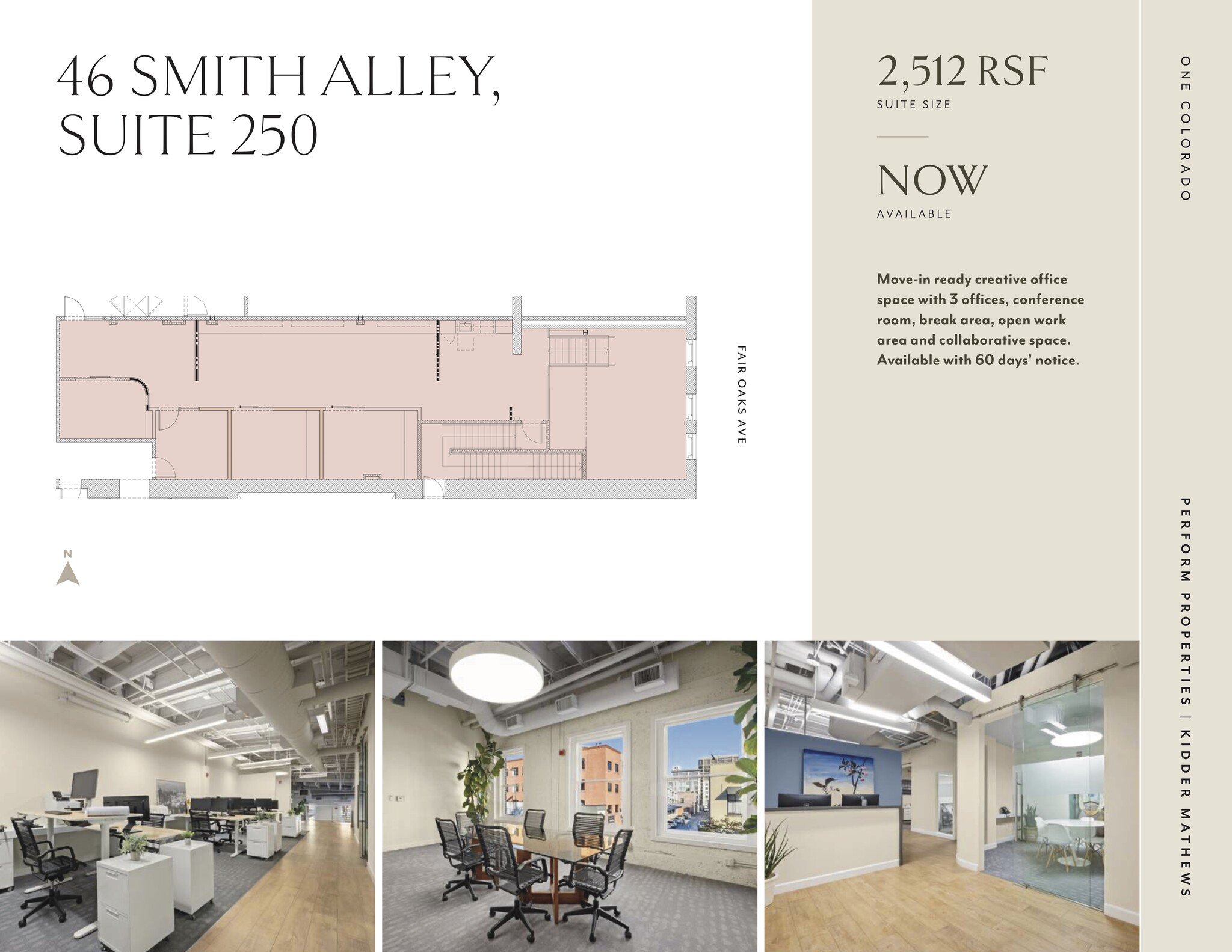 61-75 W Colorado Blvd, Pasadena, CA for lease Floor Plan- Image 1 of 2