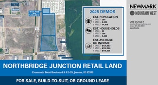Plus de détails pour US Highway 93 & Crossroads Point blvd, Jerome, ID - Terrain à vendre