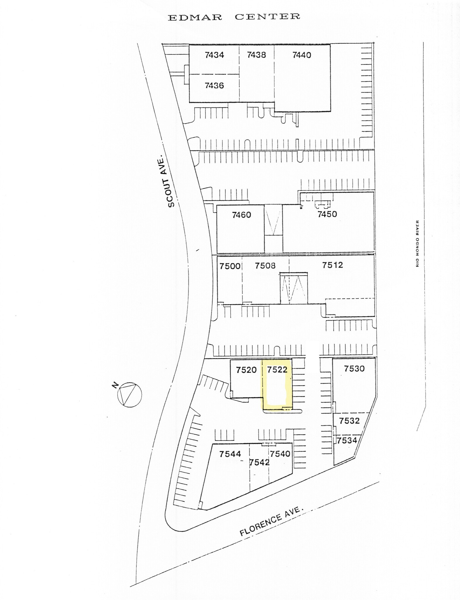 7520-7522 Scout Ave, Bell Gardens, CA for lease Site Plan- Image 1 of 1