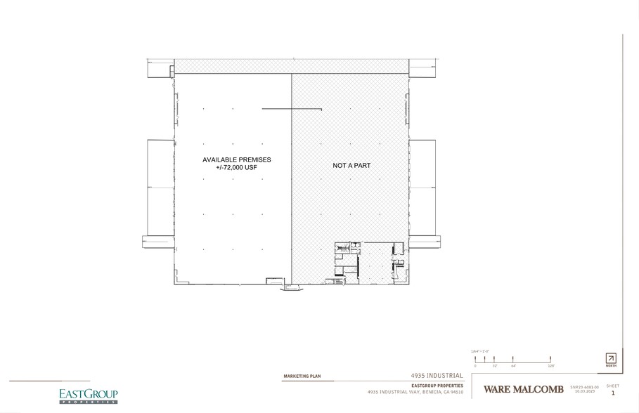 4935 Industrial Way, Benicia, CA à louer - Plan de site - Image 2 de 9