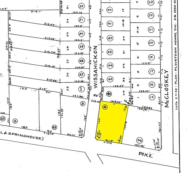 1316 Bethlehem Pike, Flourtown, PA à louer - Plan cadastral - Image 3 de 10