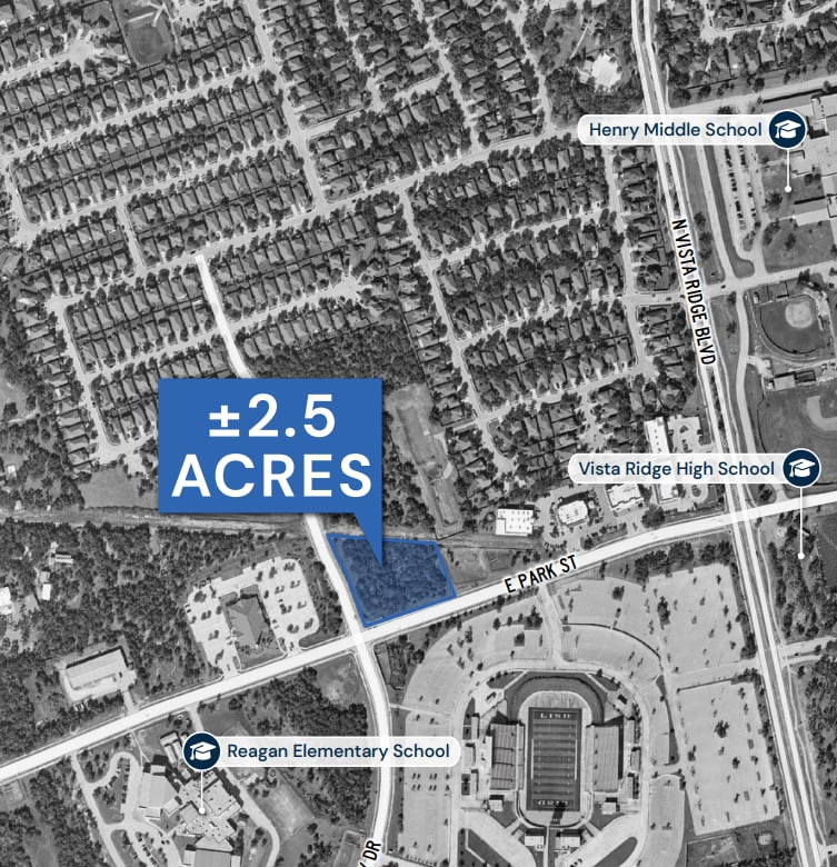 2001 E Park St park, Cedar Park, TX for sale Aerial- Image 1 of 3