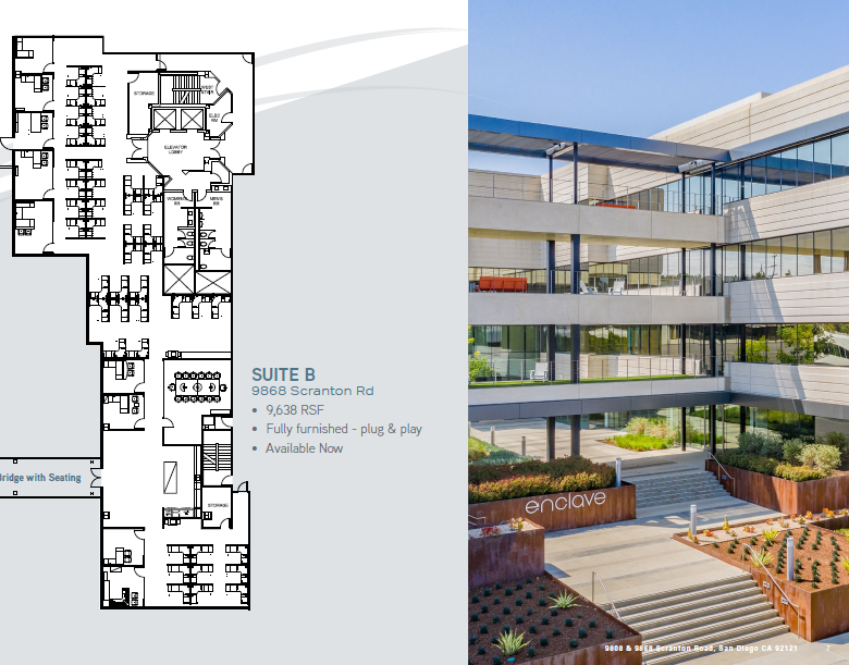 9868 Scranton Rd, San Diego, CA à louer Plan d  tage- Image 1 de 1