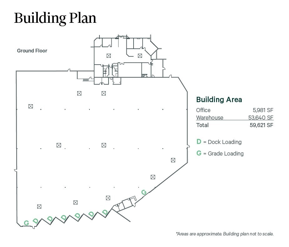 6800 Dennett Pl, Delta, BC for lease Floor Plan- Image 1 of 5