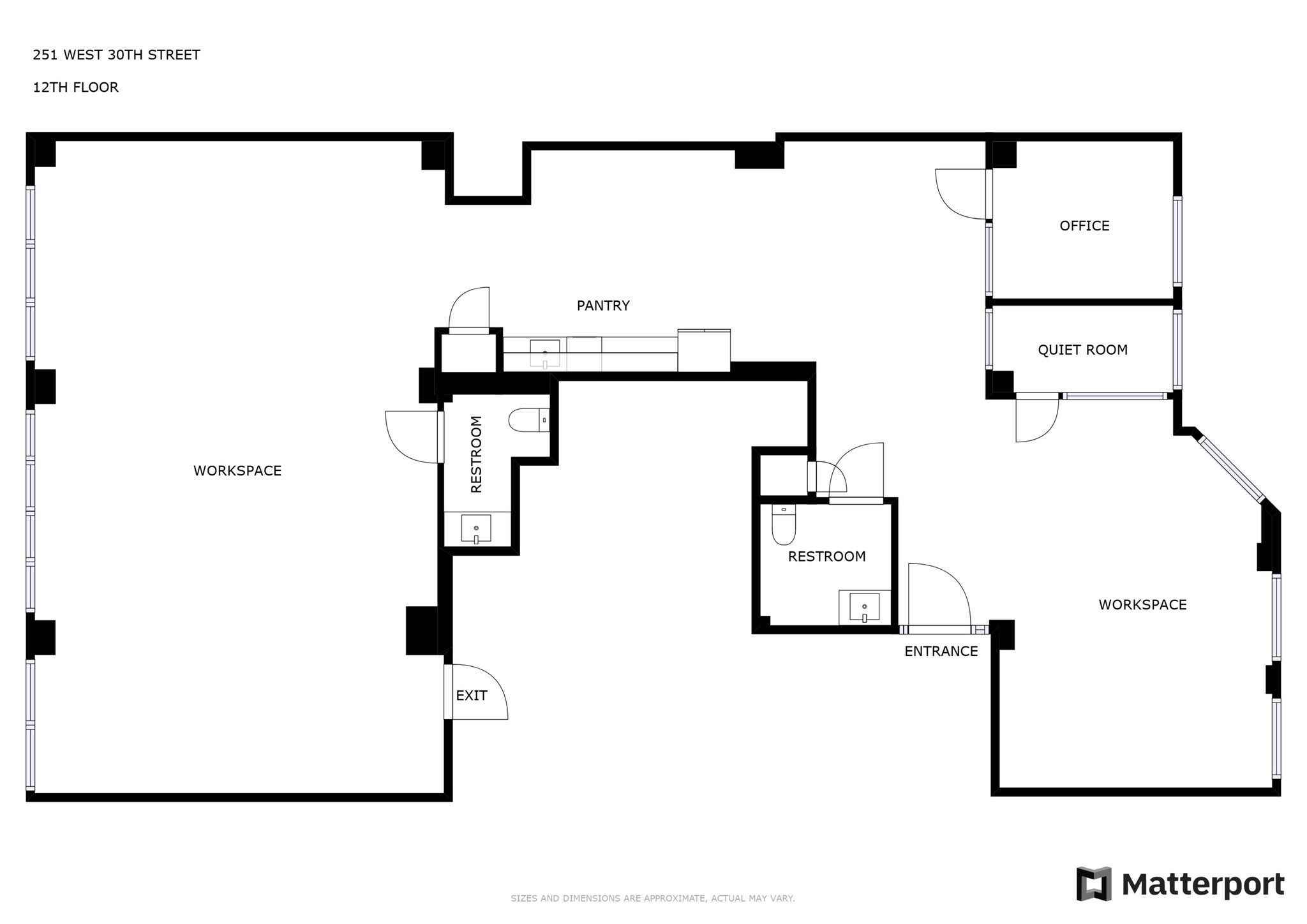 251 W 30th St, New York, NY à louer Plan de site- Image 1 de 4