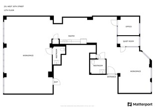 251 W 30th St, New York, NY à louer Plan de site- Image 1 de 4