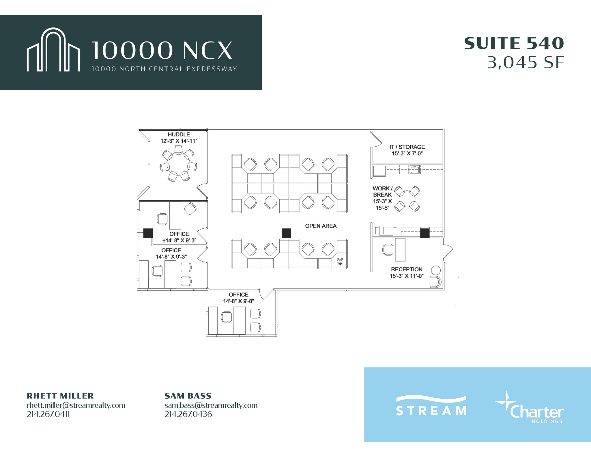 10000 N Central Expy, Dallas, TX à louer Plan d  tage- Image 1 de 2