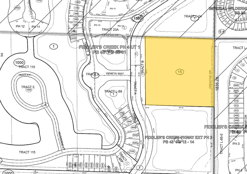 299 Creative Dr, Naples, FL à vendre - Plan cadastral - Image 3 de 3