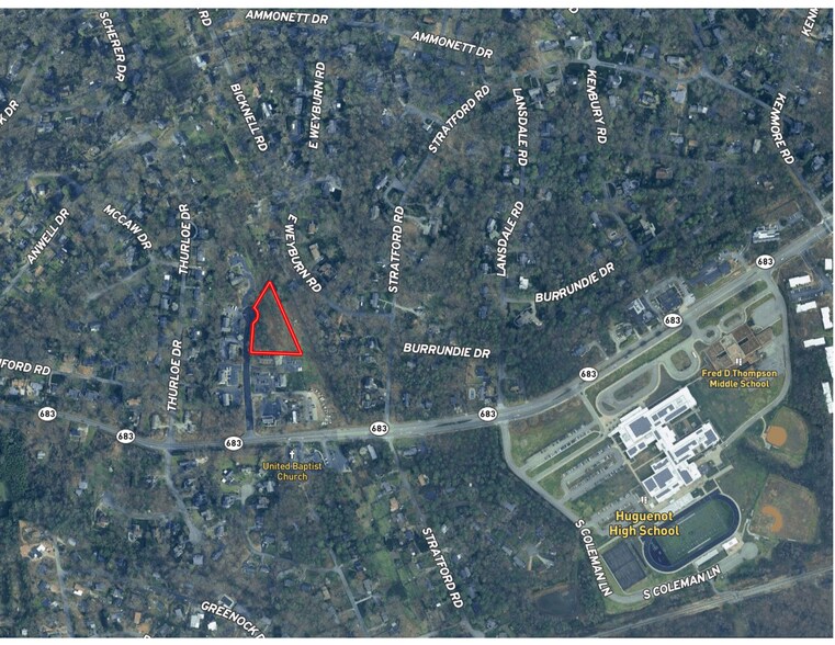 2539 Professional rd, North Chesterfield, VA à vendre - Aérien - Image 3 de 5