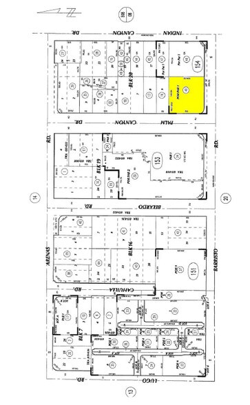296 S Palm Canyon Dr, Palm Springs, CA à vendre - Plan cadastral - Image 2 de 47
