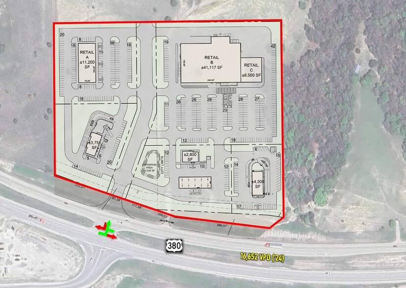 NEQ of US-380 at E Bus 380, Decatur, TX à vendre - Plan de site - Image 2 de 3