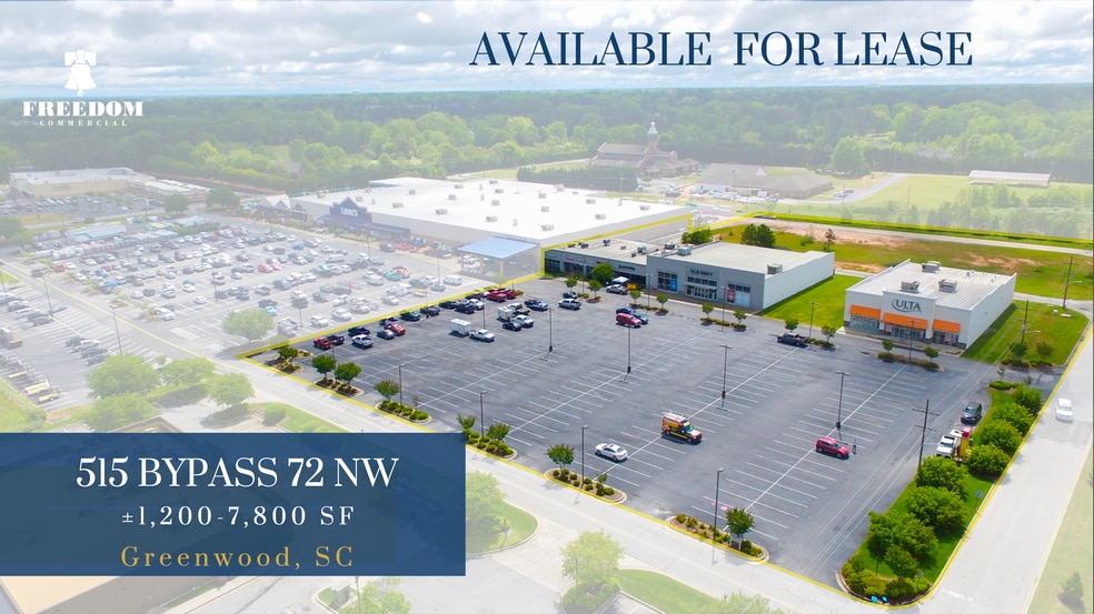 515 Bypass 72 NW, Greenwood, SC for lease - Building Photo - Image 2 of 4