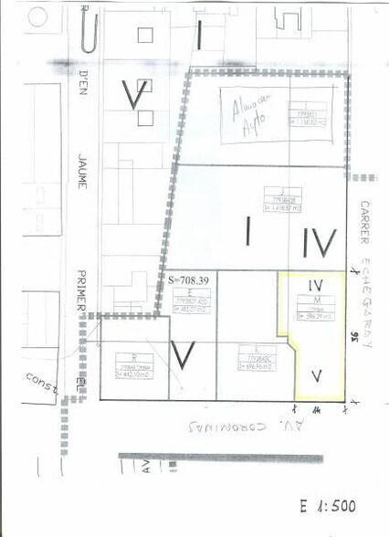 Land in València, Valencia for lease - Site Plan - Image 2 of 2
