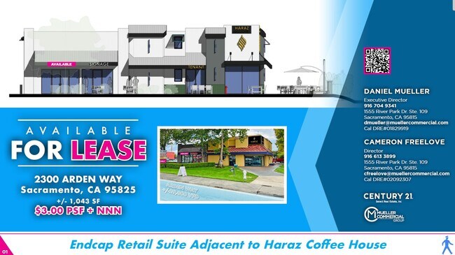 Plus de détails pour 2300-2304 Arden Way, Sacramento, CA - Commerce de détail à louer