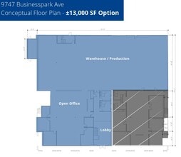 9745-9747 Businesspark Ave, San Diego, CA for lease Floor Plan- Image 2 of 3