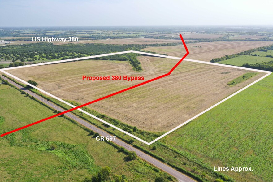 75 Acre County Road 697, Farmersville, TX for sale - Aerial - Image 1 of 1