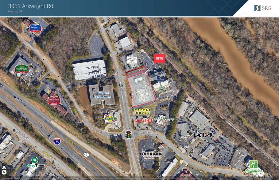 3951 Arkwright rd, Macon-Bibb, GA à vendre - Photo du bâtiment - Image 2 de 9