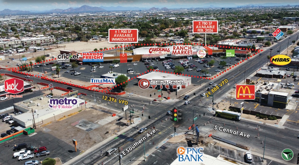 5833 S Central Ave, Phoenix, AZ à louer - Photo du bâtiment - Image 1 de 2