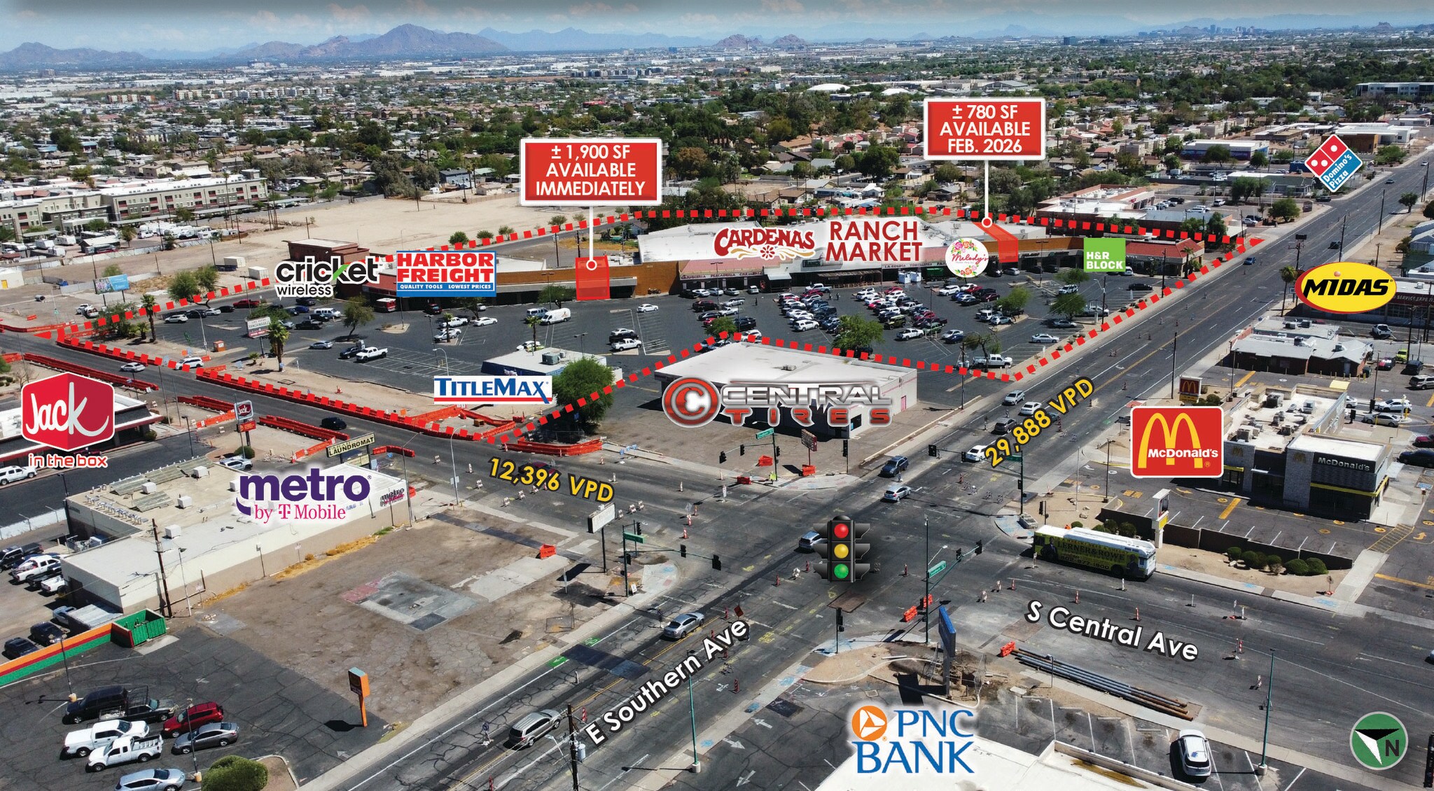 5833 S Central Ave, Phoenix, AZ à louer Photo du bâtiment- Image 1 de 3